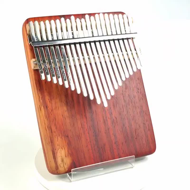 非洲紫檀拇指琴/21音拇指琴/KALIMBA - 吉他/樂器 - 木頭 紅色