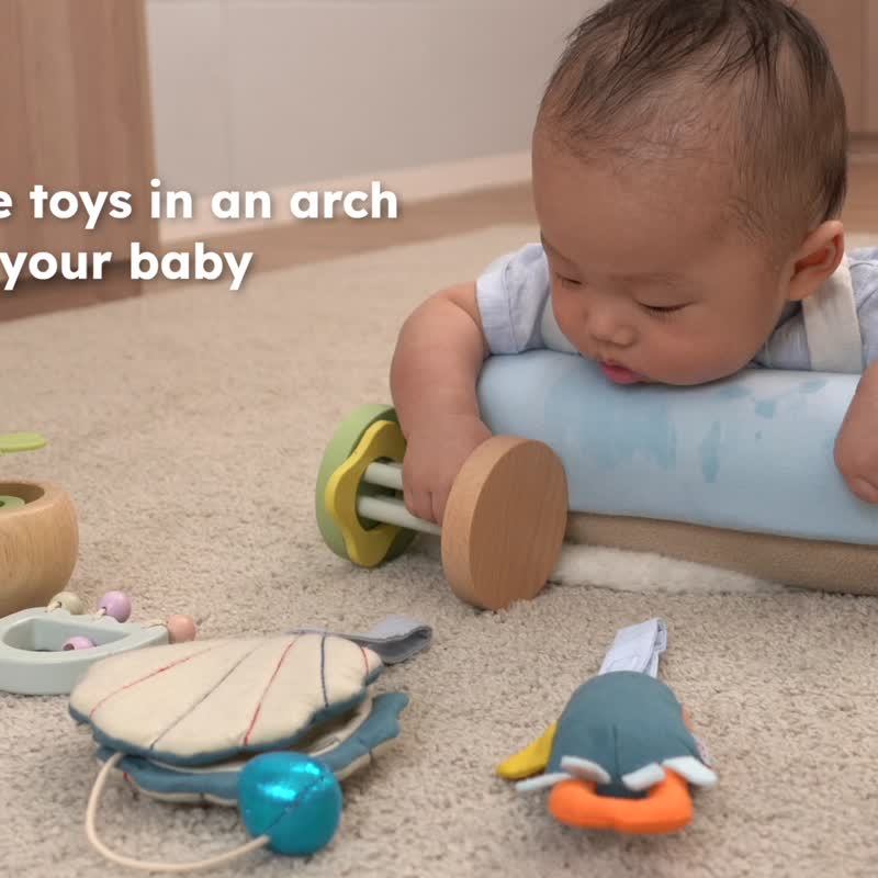 Wobble Wobble 不倒翁設計,讓寶寶很想去推動它並看著它搖晃 - 嬰幼兒玩具/毛公仔 - 木頭 