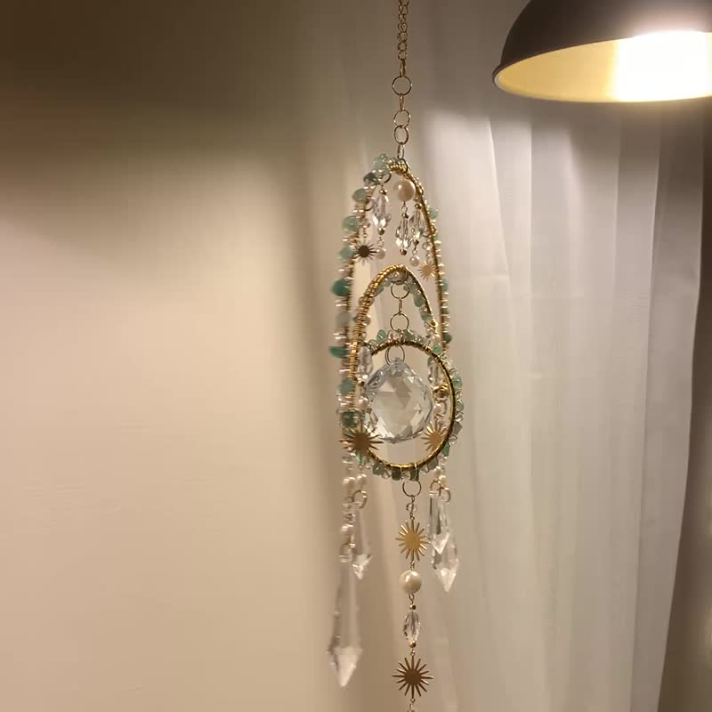 Suncatcher-捕光吊飾-月光綠 - 擺飾/家飾品 - 玉石 綠色
