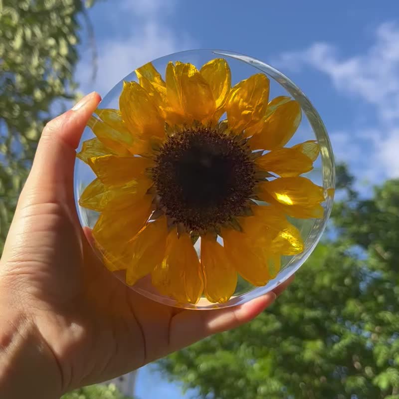 sunflower gifts for best friend - Items for Display - Resin Gold