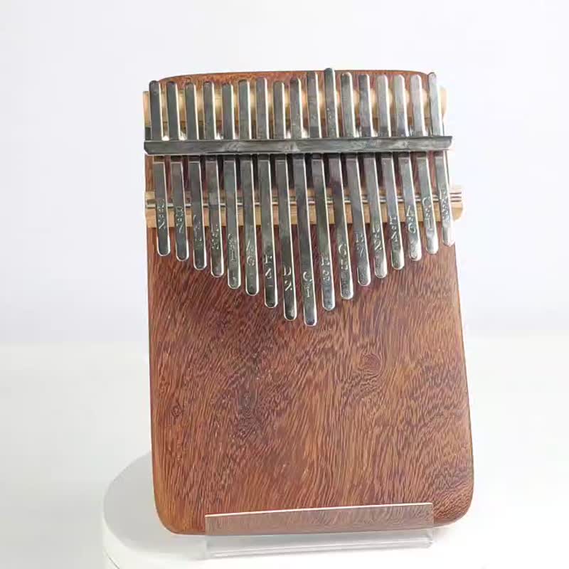 咖啡雞翅木拇指琴/17音拇指琴/KALIMBA - 吉他/樂器 - 木頭 咖啡色
