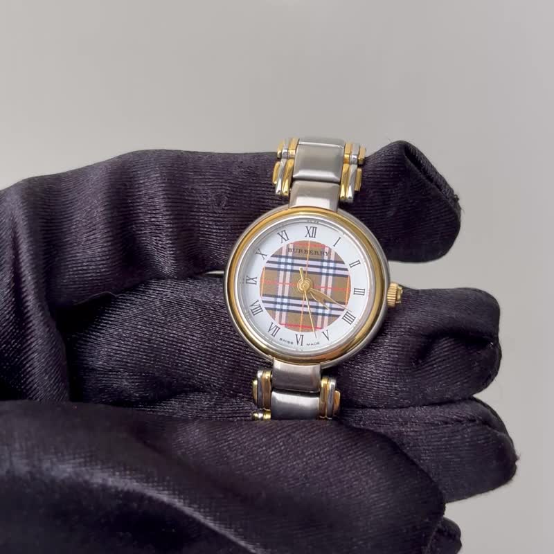 Burberry中古錶/復古時鐘/時鐘/老錶/vintage watch/女錶 - 女錶 - 其他金屬 多色