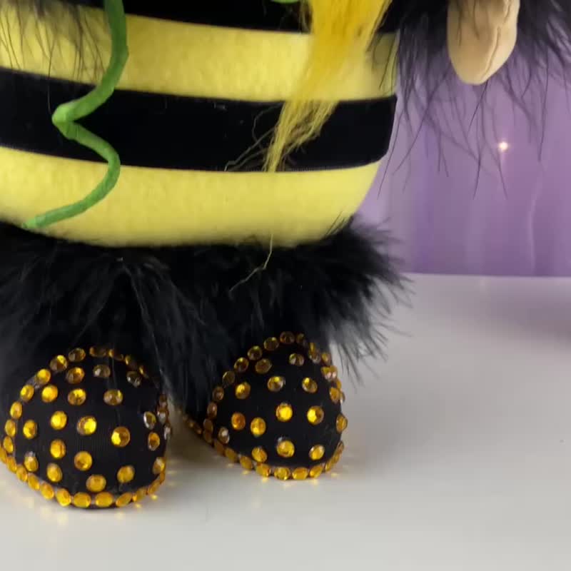 pattern pdf scandinavian gnome honey bee bumblebee, present, gift, DIY HandMade - Logo 設計/圖案設計 - 其他材質 