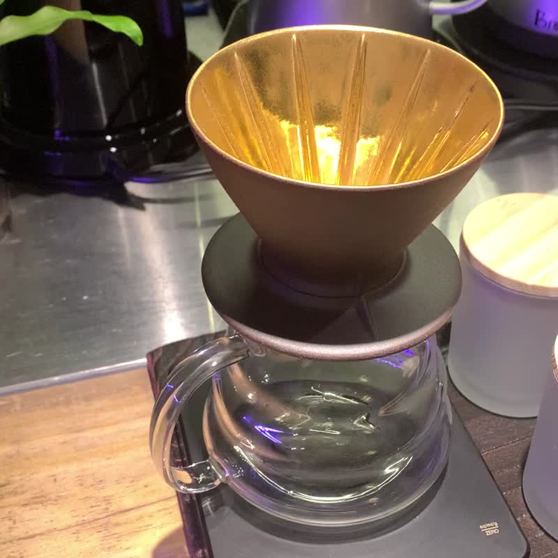 流轉360濾杯金釉珍藏版 - 茶壺/茶杯/茶具 - 瓷 金色