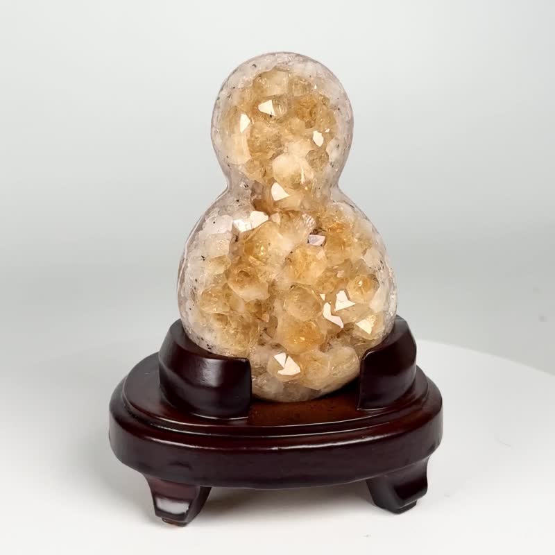 巴西黃晶花生 260337 - 擺飾/家飾品 - 水晶 黃色