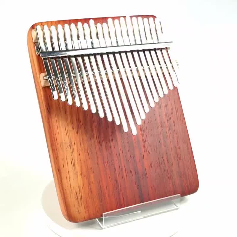 非洲紫檀拇指琴/21音拇指琴/KALIMBA - 吉他/樂器 - 木頭 紅色