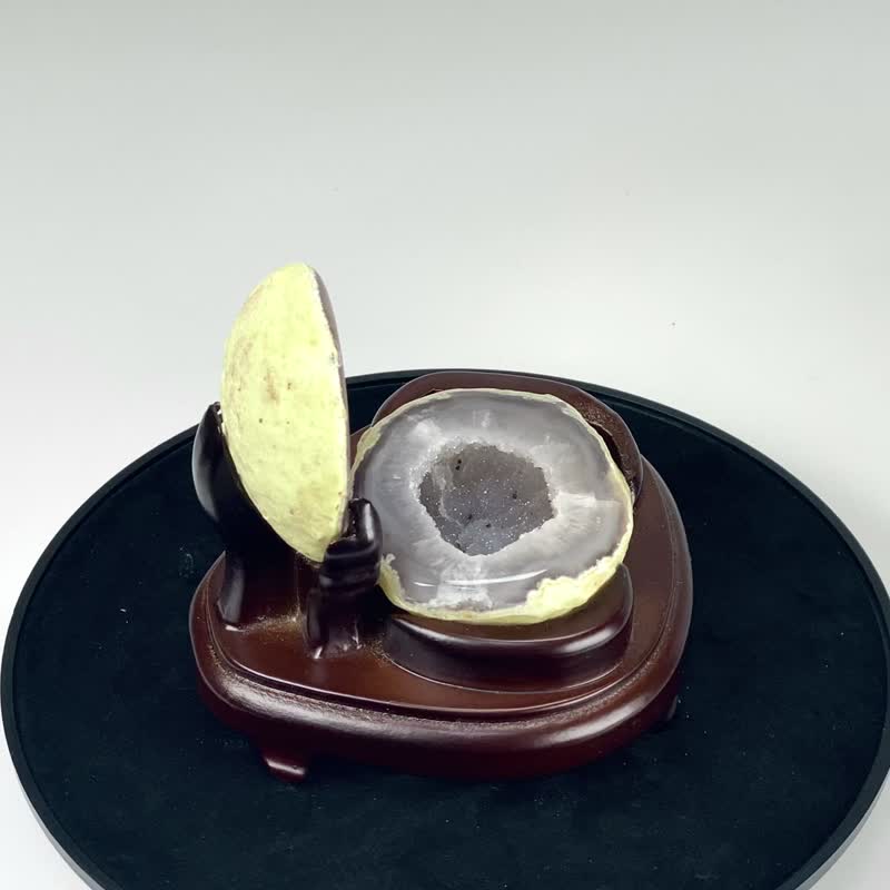 瑪瑙聚寶盆-原皮 710263 - 擺飾/家飾品 - 水晶 白色