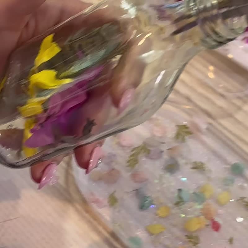 Preserved Flowers Herbarium bottle - 盆栽/花藝 - 玻璃 