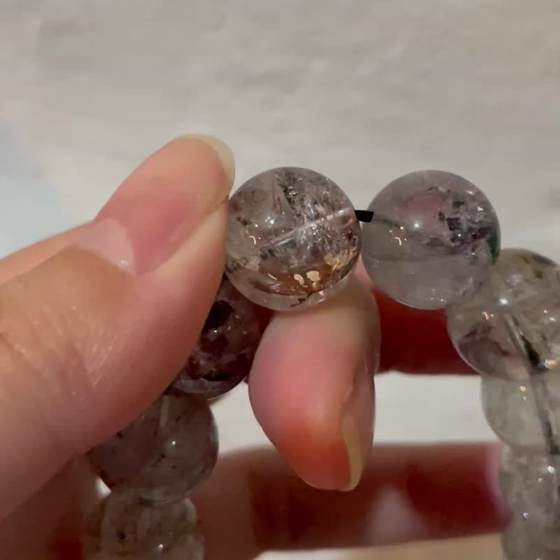 淨化靈性 超高能量放大器 大咪數【爆閃閃靈鑽】稀缺品 /一物一拍 - 手鍊/手環 - 水晶 透明
