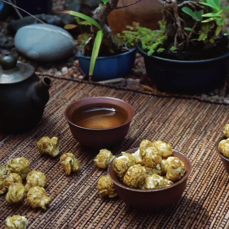 Real Tea Popcorn Unique Taiwan Souvenir - Tea - Other Materials Gold