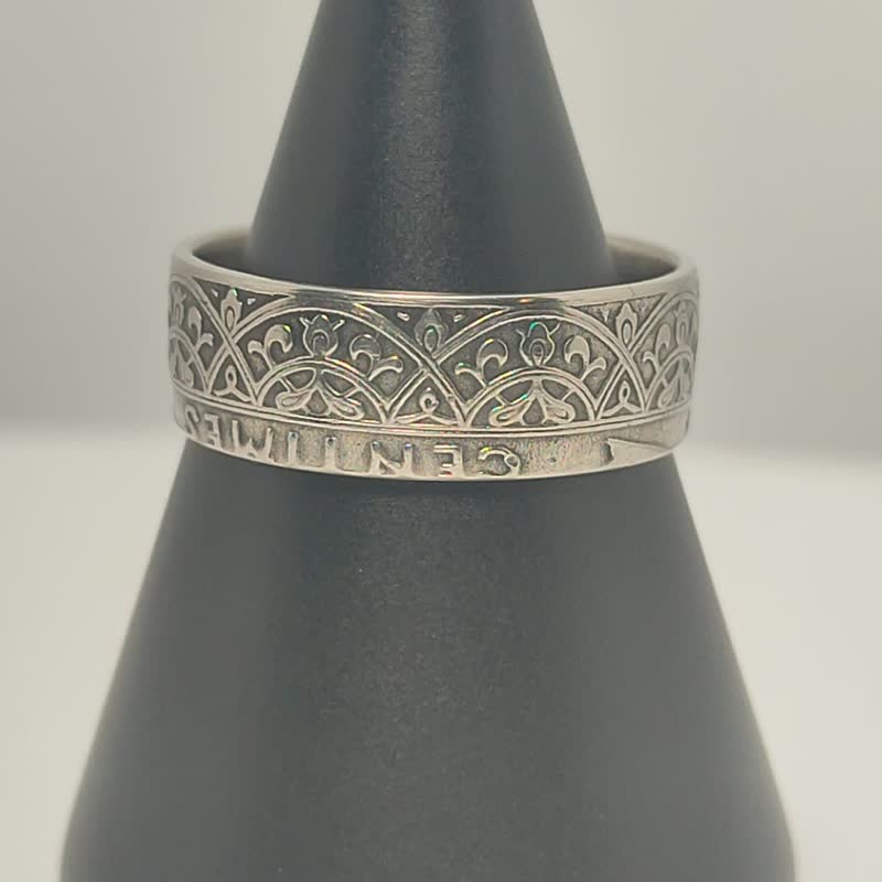 Morocco Coin Ring 25 centimes 1924, Morocco Woman Ring, Vintage Morocco Ring - 戒指 - 其他金屬 