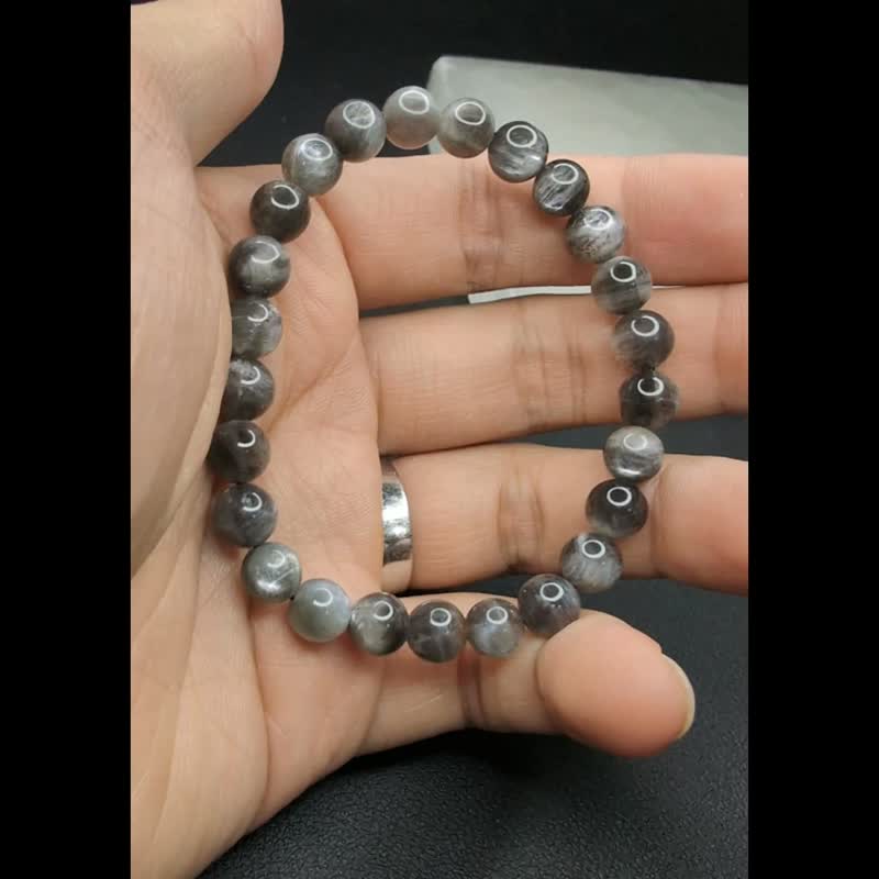【訂製品】星輝骨幹 太陽石7-12mm Sun Stone 手串 手鍊 天然水晶 - 手鍊/手環 - 水晶 