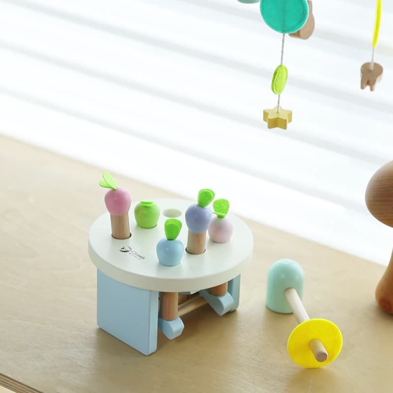 幼兒敲擊遊戲【木製敲敲樂 嬰兒玩具 兒童生日 周歲禮物適合1歲】 - 寶寶/兒童玩具/玩偶 - 木頭 多色