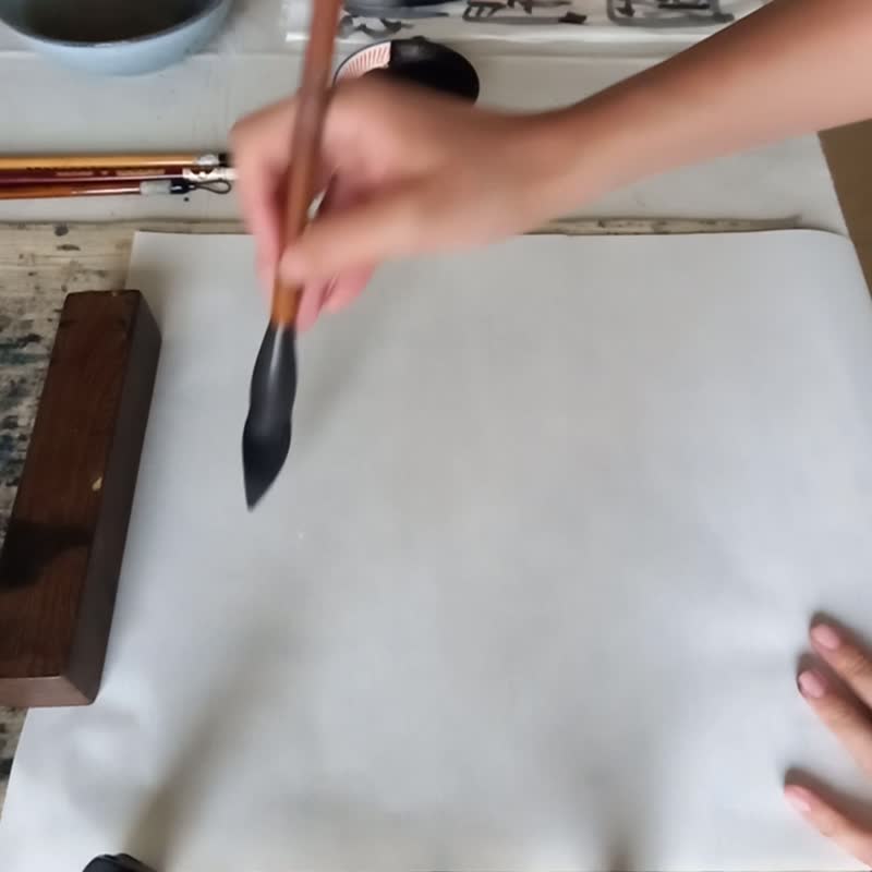 心の中の甘さを見つけたら、誰もが甘いオリジナル書道ポスター - ポスター・絵 - 紙 ホワイト