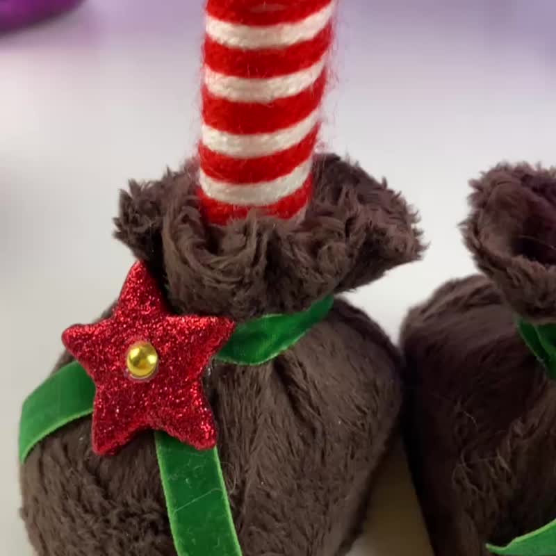 pattern pdf gnome Santa's Clause indeer Rudolph Christmas reindeer New Year - Logo 設計/圖案設計 - 其他材質 