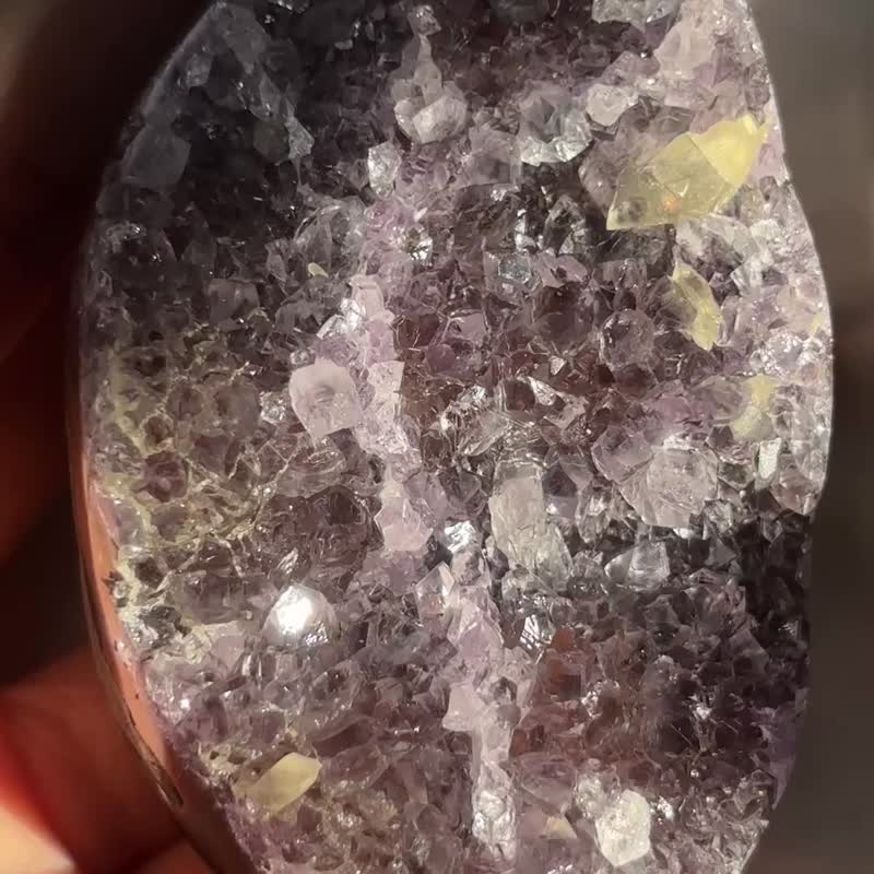 烏拉圭 閃透紫 紫水晶 紫晶簇 紫晶花 彩晶簇 水晶簇 大牙 水晶原 - 擺飾/家飾品 - 水晶 紫色