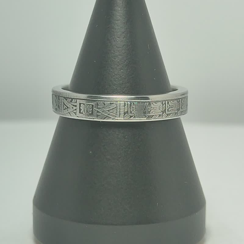 Mexico Coin Ring 5 pesos 2001-2012 Mexican coin ring coin rings for men - แหวนทั่วไป - โลหะ 