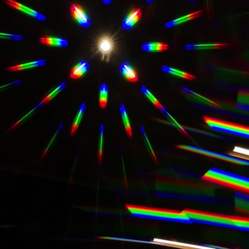 Rainbow Diffraction Acrylic Filter for Mobile Phone - Phone Accessories - Acrylic Multicolor