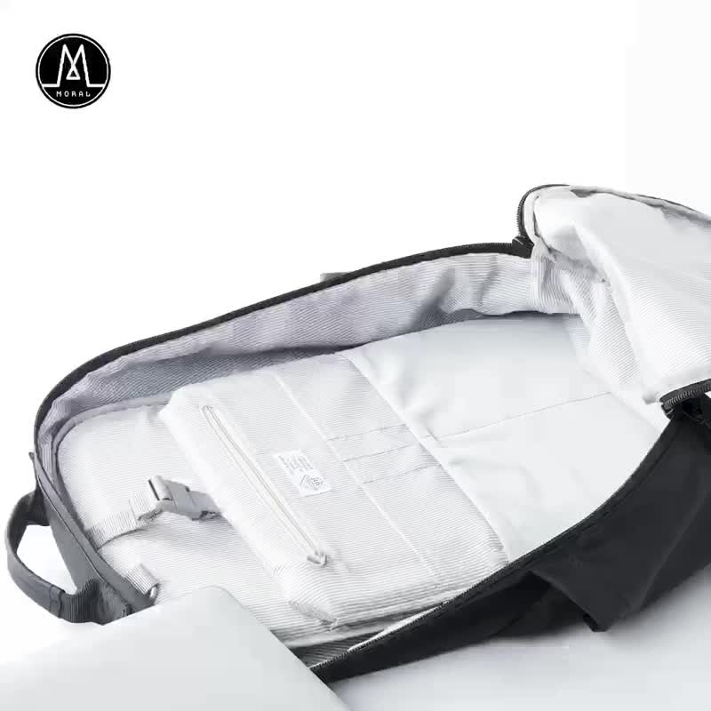 Umago Stag II M Backpack - 3DMX Stealth Edition - Backpacks - Eco-Friendly Materials Black