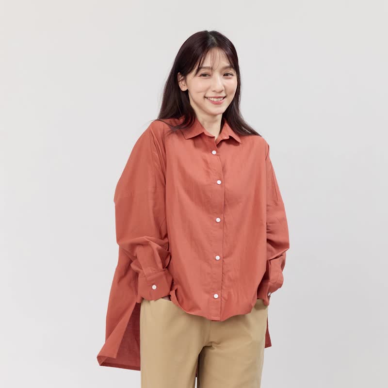 Brad棉質大口袋超好搭日常四季九分長褲 / 卡其 - 女長褲 - 棉．麻 卡其色