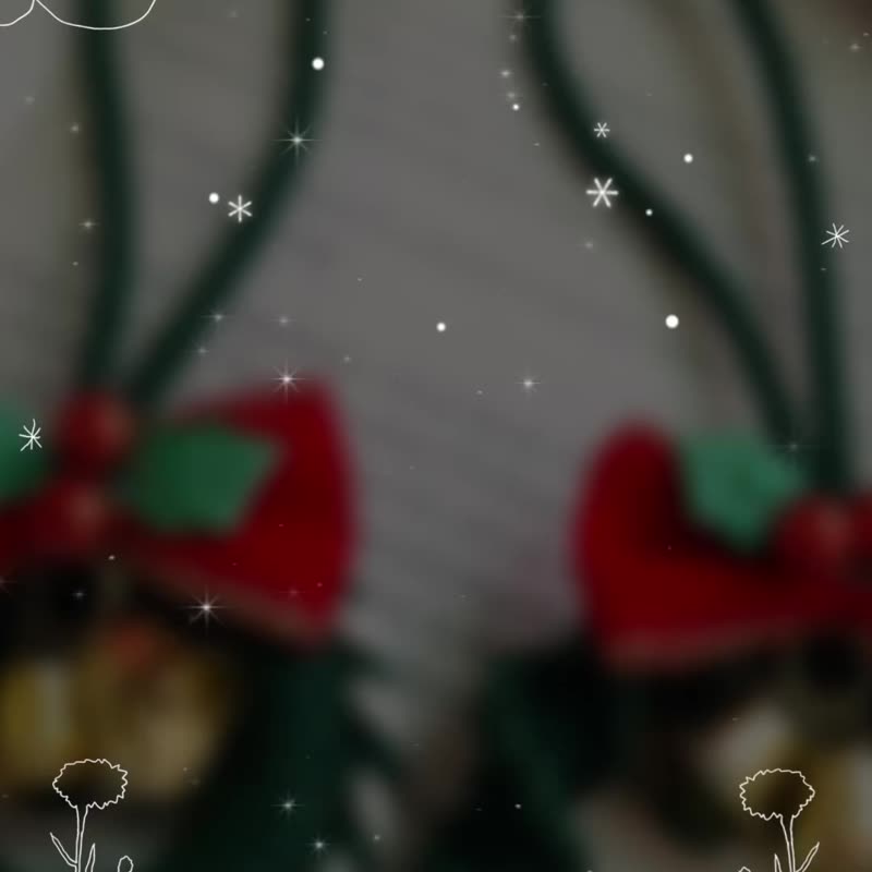 聖誕節 交換禮物 花圈 手工編織 鑰匙圈 吊飾 婚禮小物/客製化 - 其他 - 棉．麻 多色