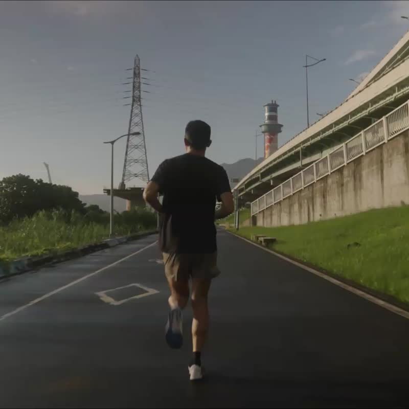 Balance Socks・Marathon Socks∣0-100 km Follow Ur Rhythm!∣Static-Dynamic exercises - Socks - Cotton & Hemp Black