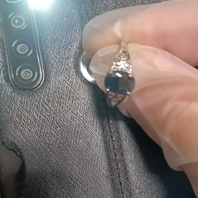 泰國藍寶石戒指 - 戒指 - 寶石 