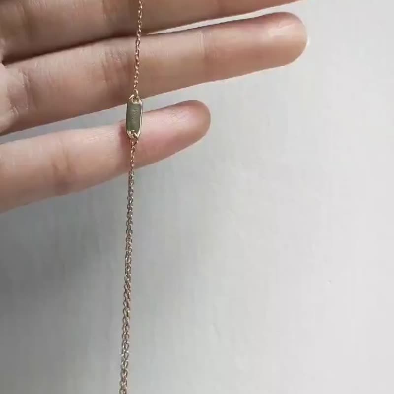 Tiny Six petal Necklace 925 Sterling Silver - Gold 9K plated - สร้อยคอ - เงินแท้ สีทอง