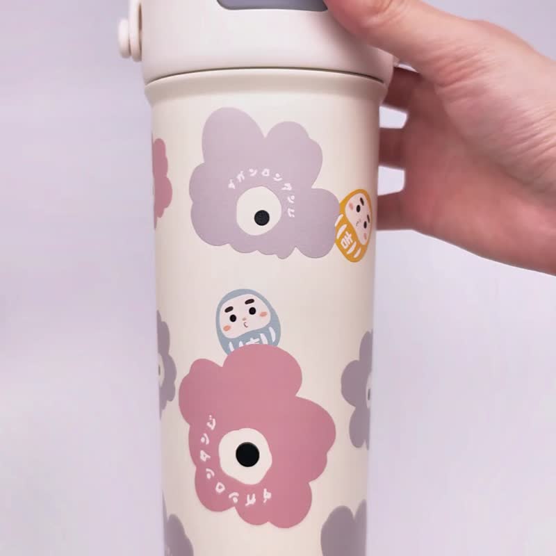 隆探吉手提兩用陶瓷咖啡杯 - 保溫瓶/保溫杯 - 其他材質 