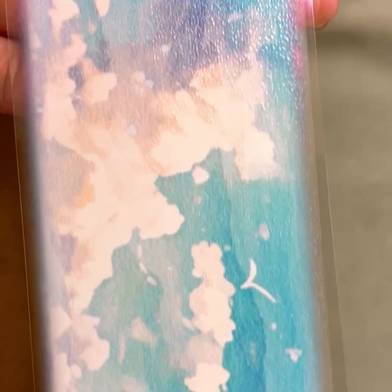 00078雲瀾碧空Blue Sky Vista - 紙膠帶/和紙/PET - 塑膠 多色