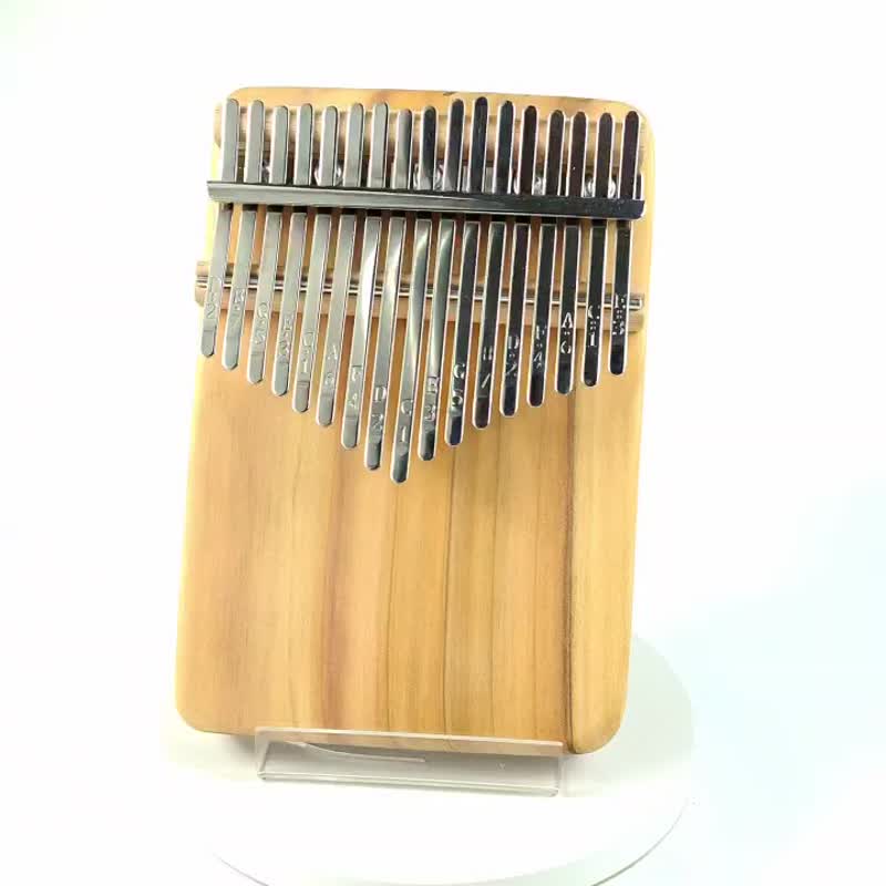 台灣杉拇指琴/17音拇指琴/KALIMBA - 吉他/樂器 - 木頭 卡其色
