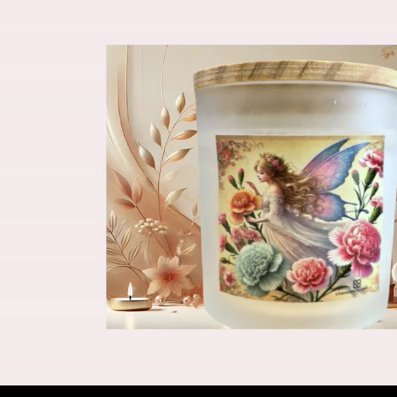 Summer Breeze scented candle, natural soy coconut wax, suitable for melte - เทียน/เชิงเทียน - ขี้ผึ้ง สีนำ้ตาล