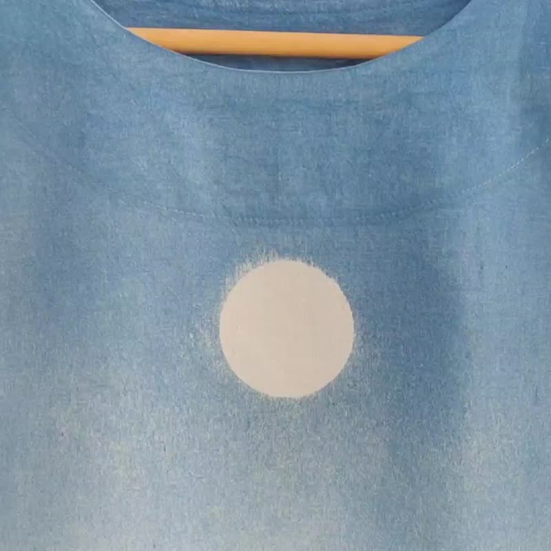 Foggy Lucky Short Sleeves Top - 女上衣/長袖上衣 - 棉．麻 白色