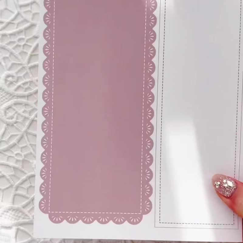 Long Lace DIY Set - กระดาษโน้ต - กระดาษ 