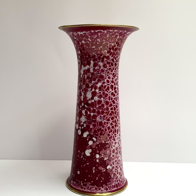 Yahoo!オークション - イタリア製 花瓶 20×30cm 2kg 花絵 花図