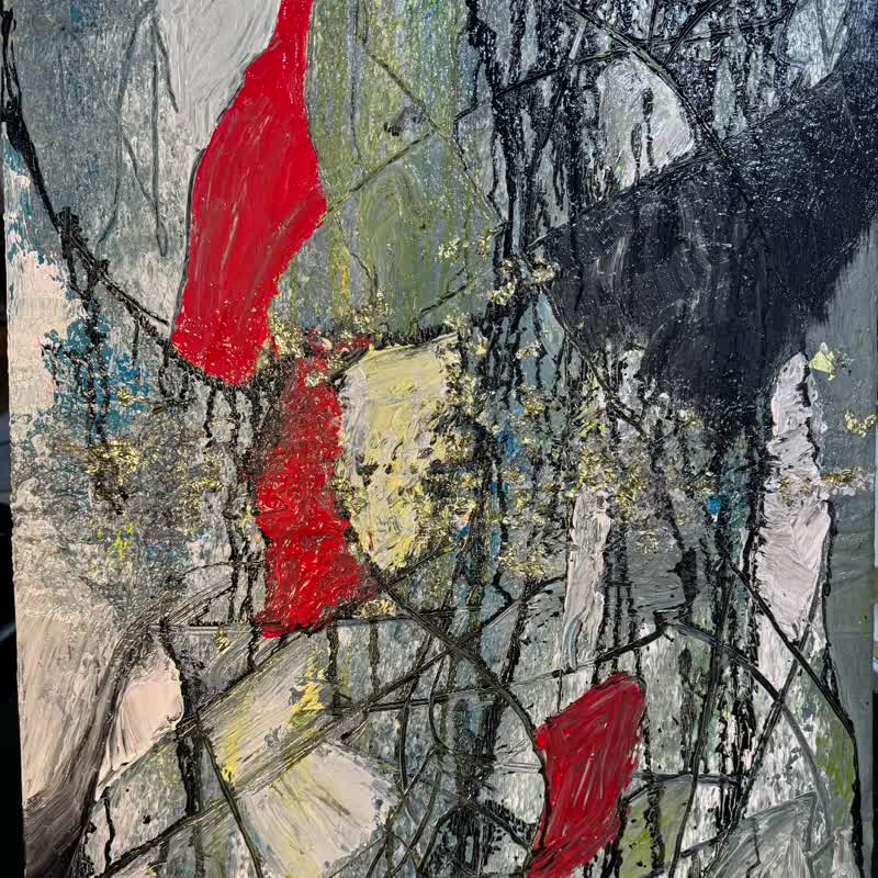 JH0009落日餘暉-手繪壓克力畫53x65cm - 擺飾/家飾品 - 其他材質 
