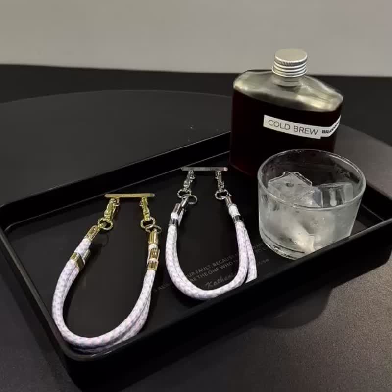 【6mm】棉花糖便攜手腕掛繩 可扣手機殼/相機/風扇 - 手機掛繩/背帶 - 尼龍 多色