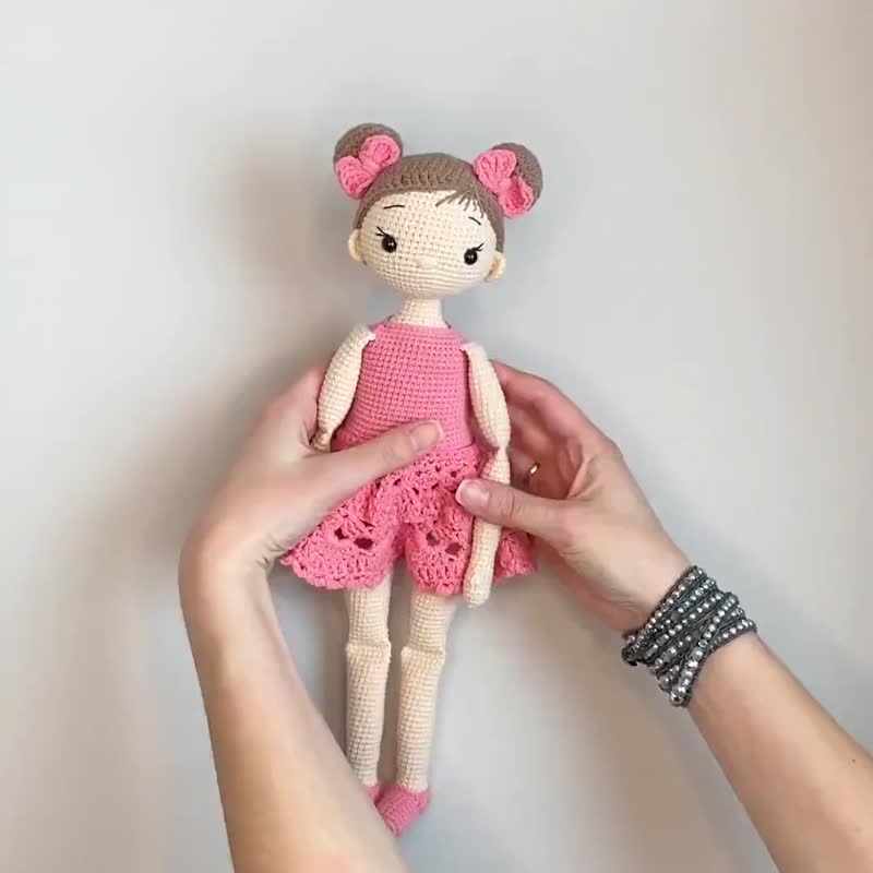 Ballerina doll outfit - crochet pants and top clothes / Amigurumi tutorial PDF - 手工藝教學/工具書 - 其他材質 