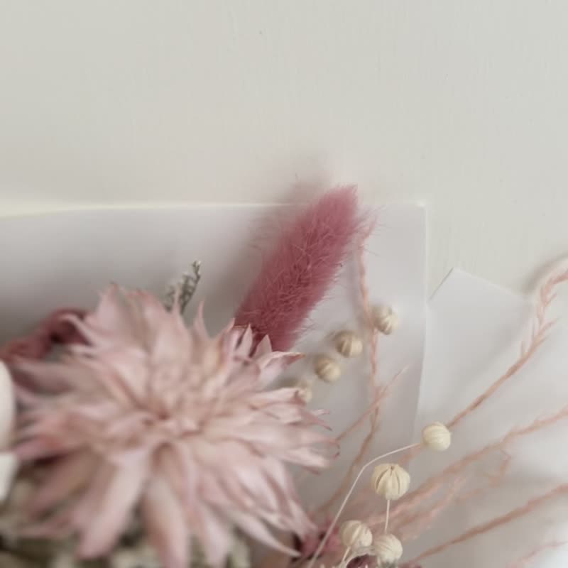 【永生玫瑰花花束】• 情人節/永生玫瑰花/永生玫瑰花花束/玫瑰花 - 乾燥花/永生花 - 植物．花 粉紅色