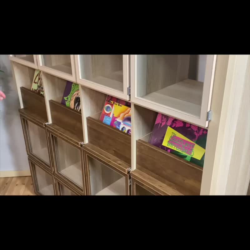 IKEA Kallax LP Vinyl Record Storage Unit Drawer*Rack Cabinet Box Shelf Dj Insert - ตู้เสื้อผ้า - ไม้ สีนำ้ตาล