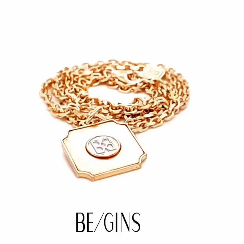 NCT PICK | BB TRIOMPHE NECKLACE - 項鍊 - 銀 金色