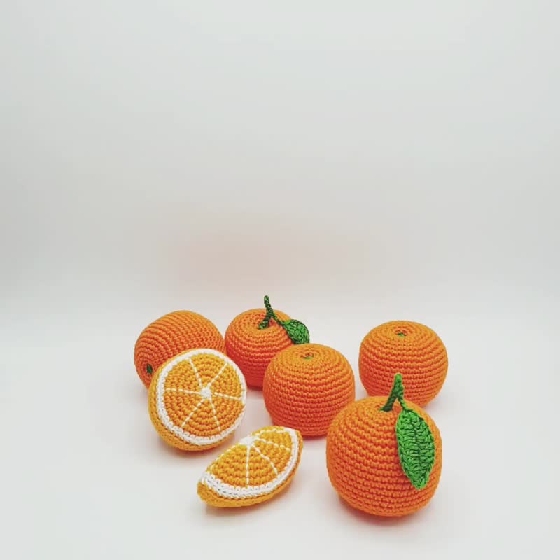 デジタル】完璧なオレンジセット |あみぐるみかぎ針編みパターン