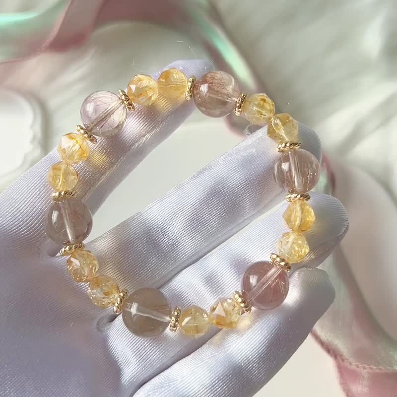 Yellow Tower Crystal Citrine Bracelet Bracelet - Bracelets - Crystal 