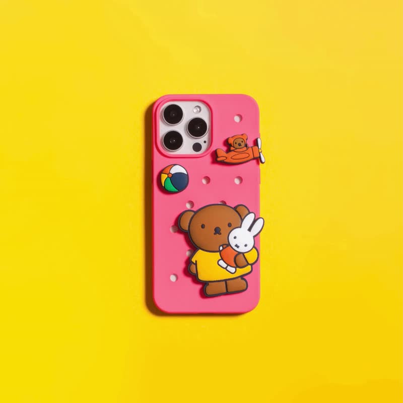 【Pinkoi x Miffy】Miffy mobile phone case (free shipping) - อุปกรณ์เสริมอื่น ๆ - พลาสติก 