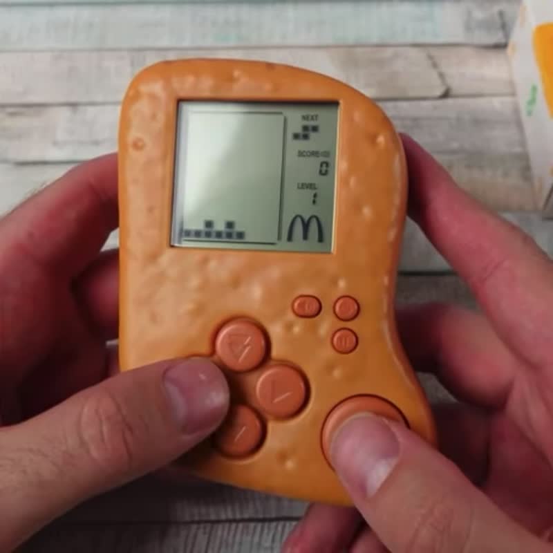 【畢業禮物】Tetris x Mcdonald 麥樂雞遊戲 - 科技小物 - 塑膠 橘色
