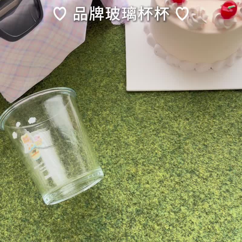 Dalla品牌玻璃杯杯 玻璃杯 水杯 馬克杯 可愛水杯 韓國透明杯 - 咖啡杯/馬克杯 - 玻璃 白色