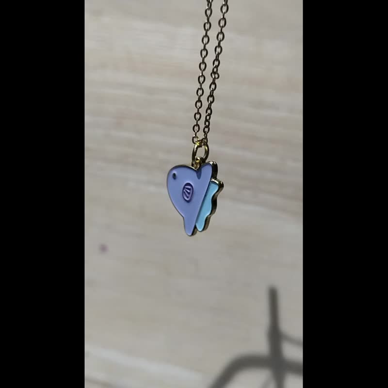 Mola Mola Sunfish Pendant Necklace - 項鍊 - 琺瑯 多色