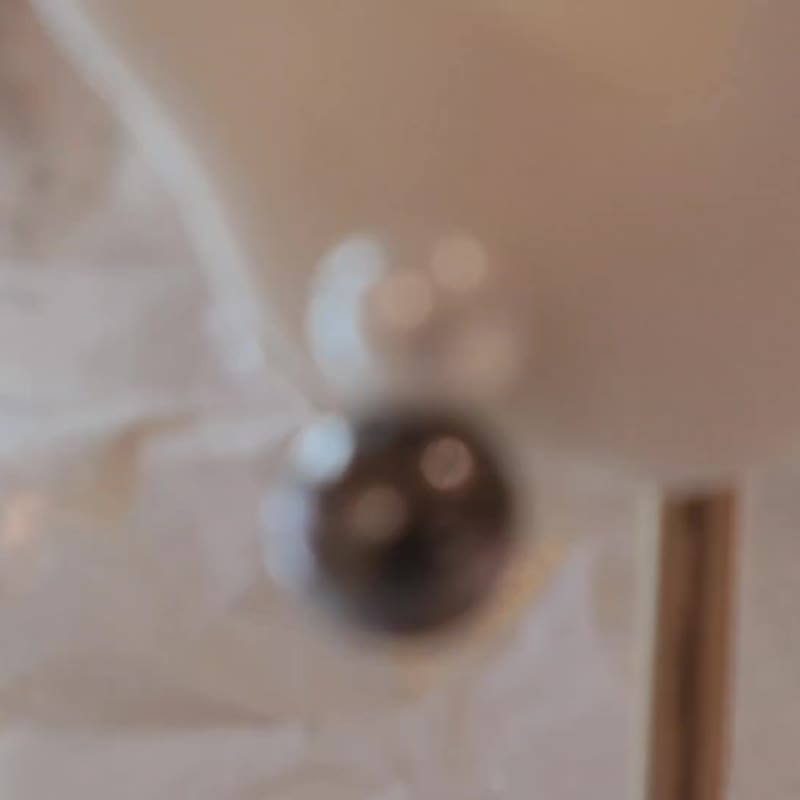 6.5mm-アコヤ真珠 -8mmタヒチ黒蝶真珠 -デュアルパールピアス - ピアス・イヤリング - 真珠 グリーン