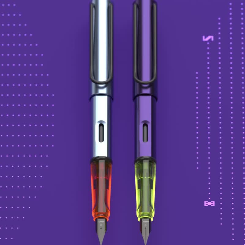 【雷雕刻字】LAMY 鋼筆 限量版墨水禮盒 / AL star 2025 -單寧藍 - 鋼筆 - 鋁合金 藍色