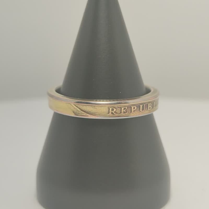 Moldova Man Ring, Man Coin Ring Moldova, Moldova Ring Woman, Old Moldova Ring - 戒指 - 其他金屬 